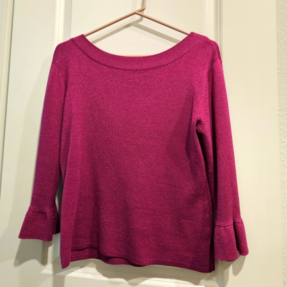 Bell Sleeve sparkly blouse